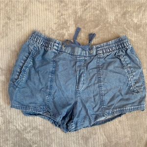 GAP Soft Chambray Pull-On Shorts